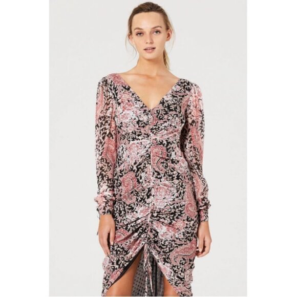💕STEVIE MAY💕 What You Feel Midi Dress Paisley - Picture 6 of 16